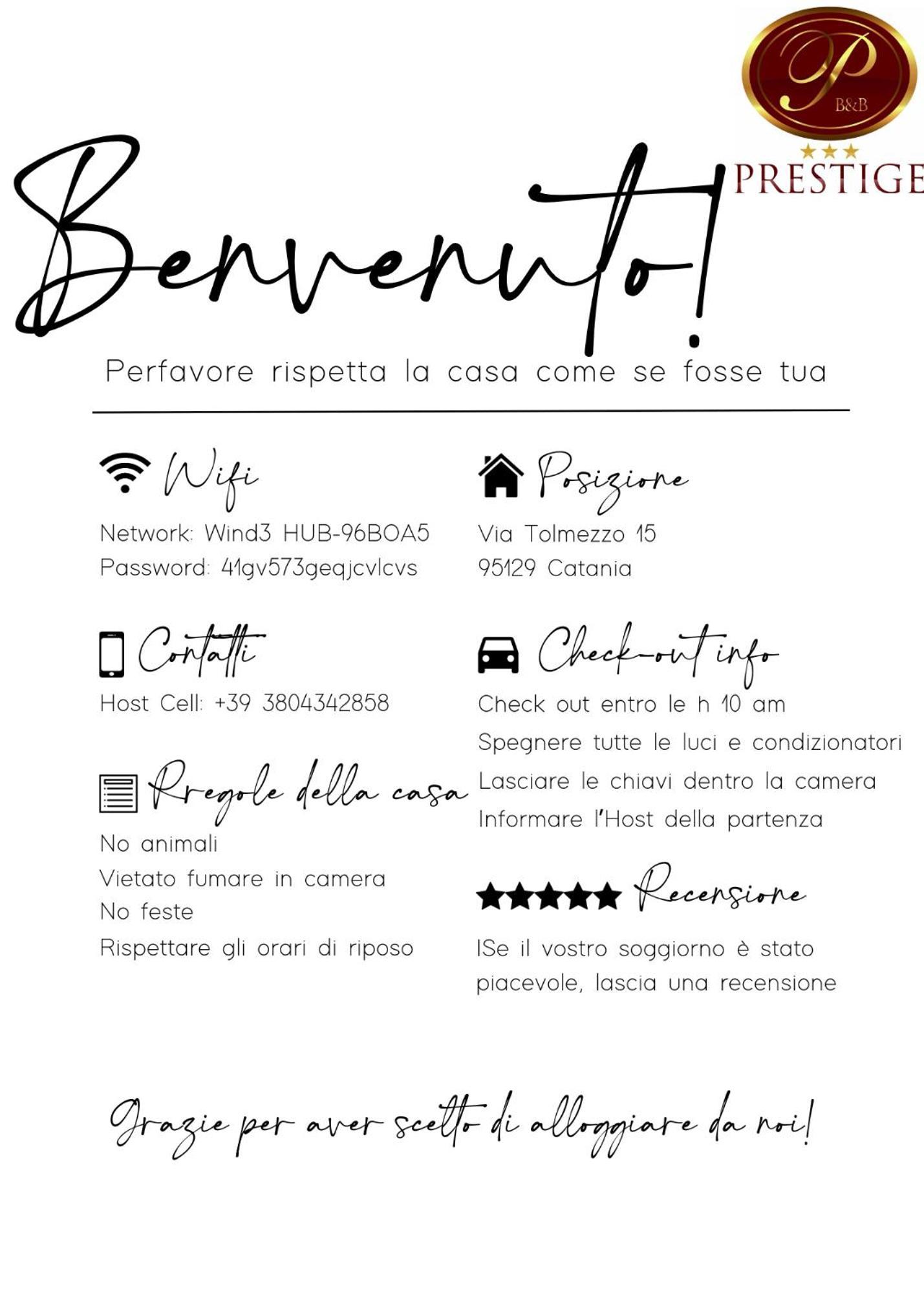 Prestige B&B Catania Exterior photo